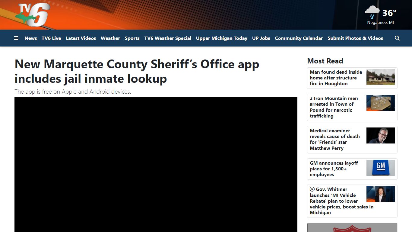 New Marquette County Sheriff’s Office app includes jail inmate lookup